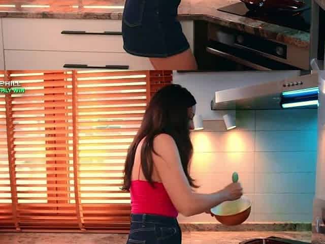 Large Breasts Stepmom Burned My Breakfast so This babe Offered Me Sex in the Kitchen
