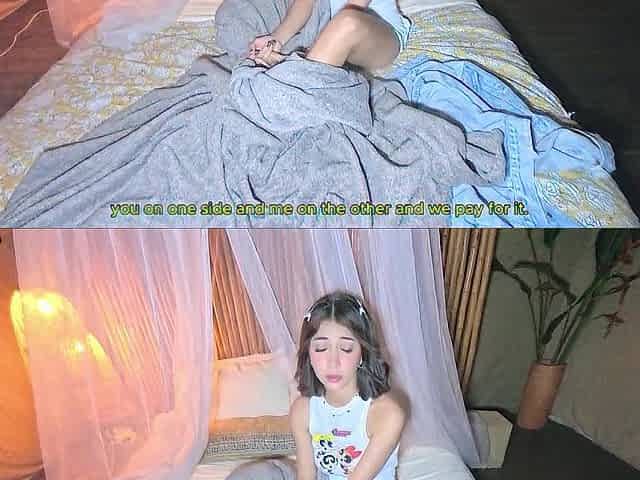I discover a stranger in my glamping and that babe ends up on top of me asking for milk