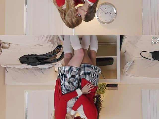 Sexual scissoring between roommates in glory XXX