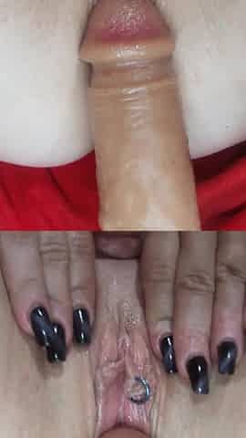 Fucked to orgasm by a sex machine