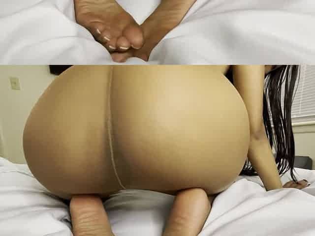 Pantyhose Ass and Feet JOI