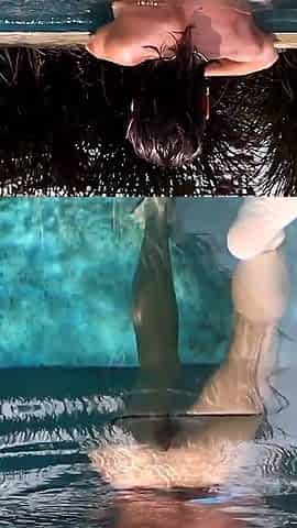Masturbation in a common Pool in Thailand