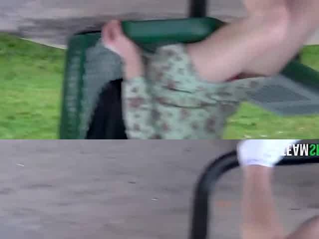 Shy Girl At The Park