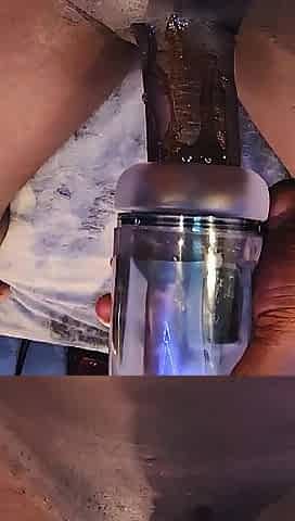 Have to See Large Ebony Wang Masturbation