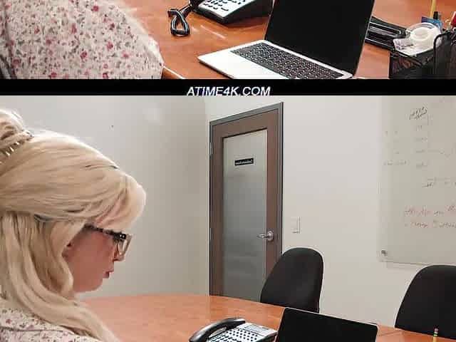 Lexi Lore trades a favorable review for a steamy office encounter with Scotty P