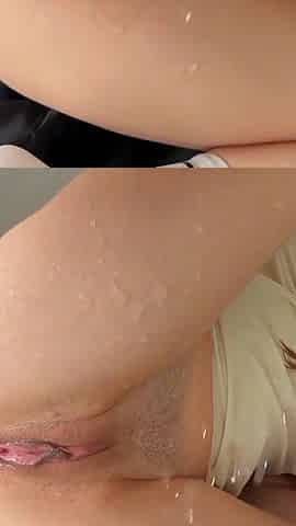 Squirt Mixed with Creampie: a Compilation of Solo Orgasms From a Slutty Girl