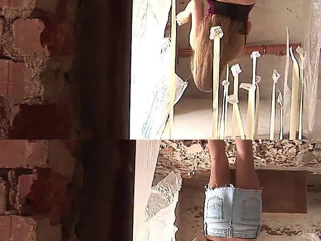 Trio with my roommate a wench gets her booty opened