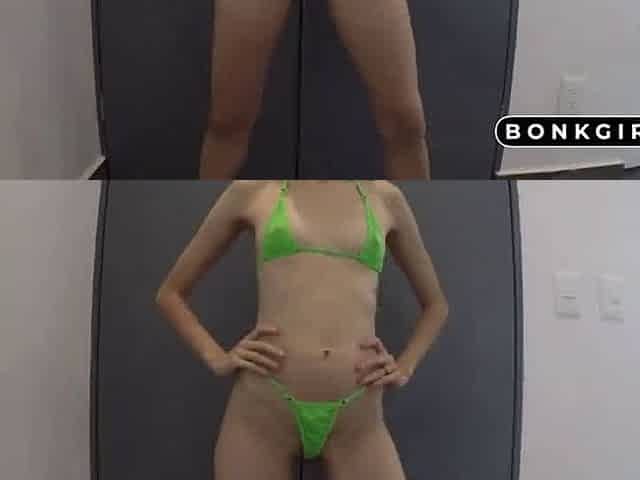 Micro Bikini Latina Teen on Webcam