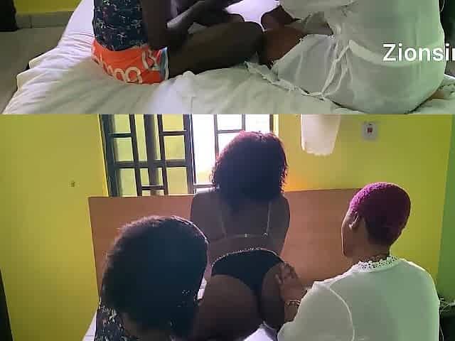 Hot Afro Lesbo Trio Pont of time