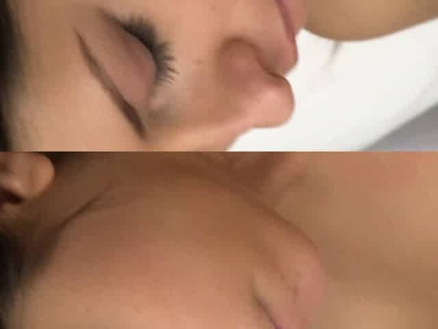 Horny brunette gives a great pov blowjob