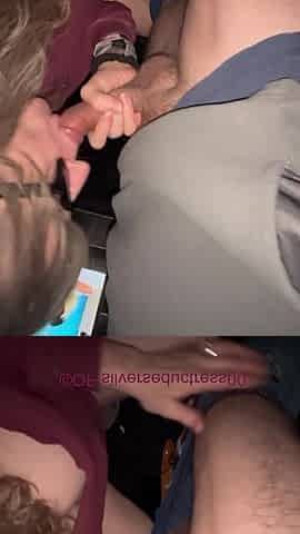 Blowjob in the booth. See the complete hot video at my OF