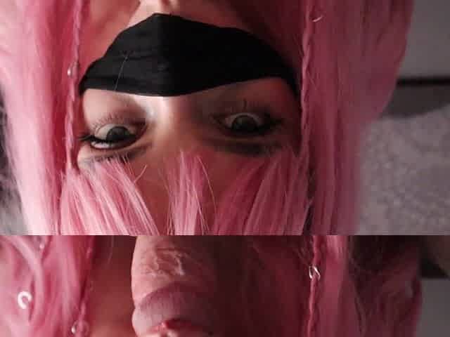 drilled a gal in the throat, drooling on nylons and shoes