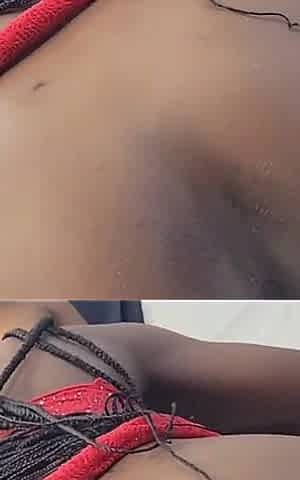 Two Beautiful Teen Scissors Girls BFF Having Girls Time