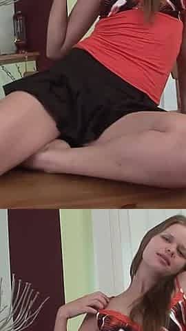 Nasty Teen Gets Pussy Pumped Hard by Her Lover Big Cock on the Table