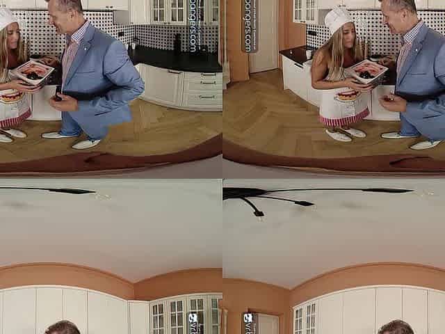 VR Bangers: Concupiscent Italian Deepthroats & Bangs Anally to Get Cum for Her Gelato - VR Porn