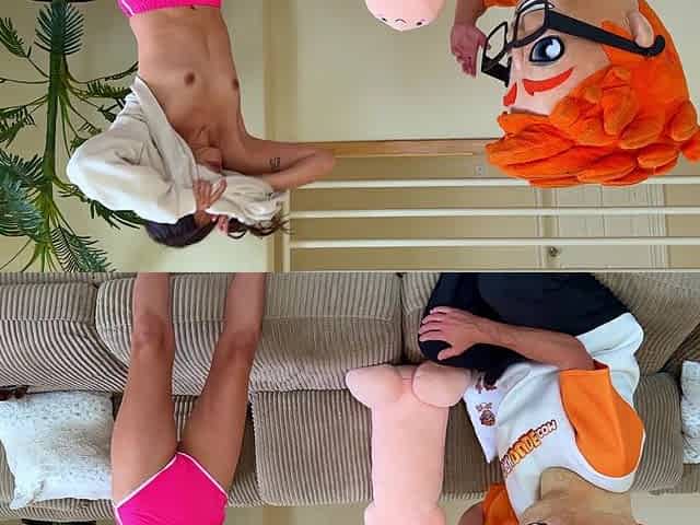 I Catch Lola Aiko Naked Fingering Then Pound Her Doggystyle For Epic Cumshot On Face
