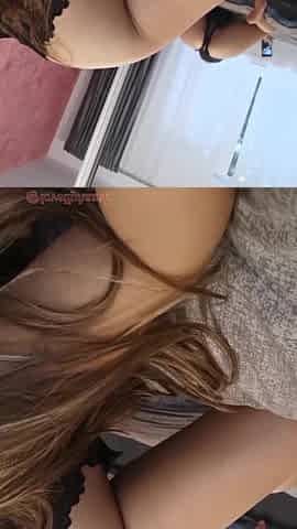 Showing my body in the mirror