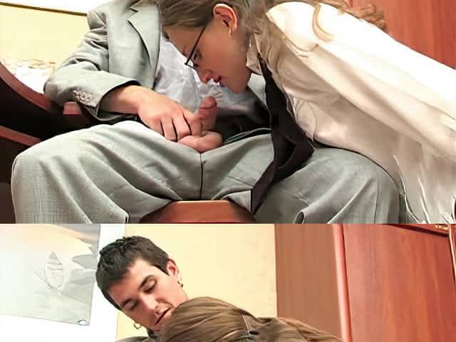 Secretary fucked on the table