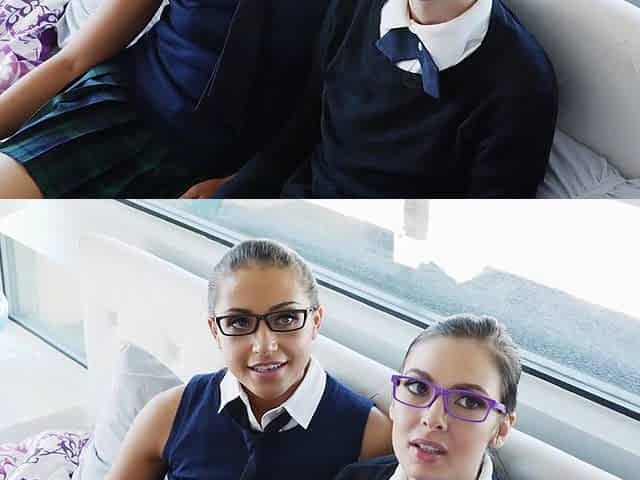Threesome with Cytherea and Marley Brinx is a fantasy of this guy