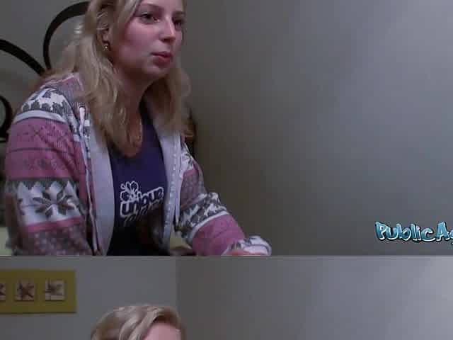 Public Agent - blushing amateur looked so nervous but loved each inch