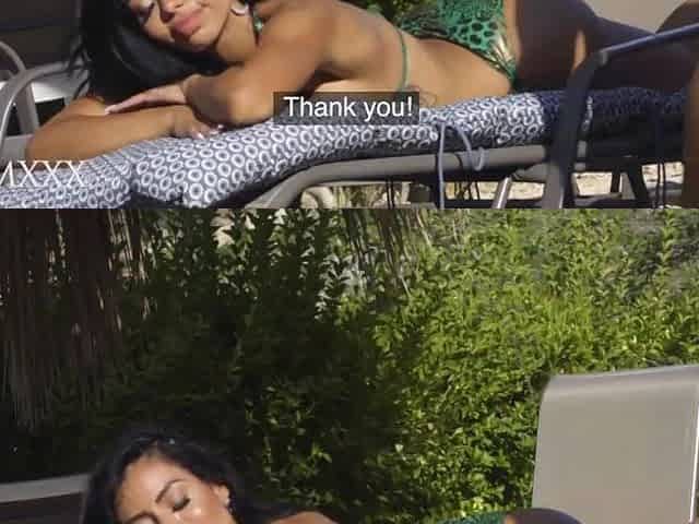 MOMMY.XXX Large tits thicc Colombian Canela Skin drilled with large penis by the pool