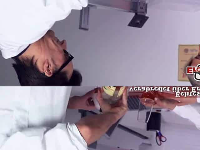 German Sex, nurse masturbates in hospital and gets caught