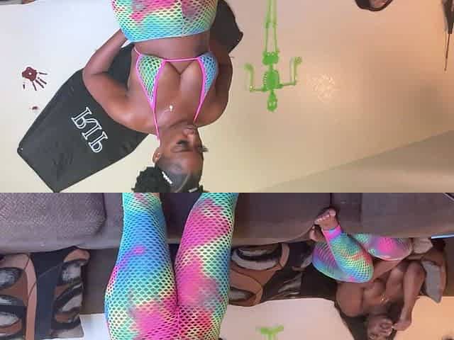 Black and white cocks for nasty ebony