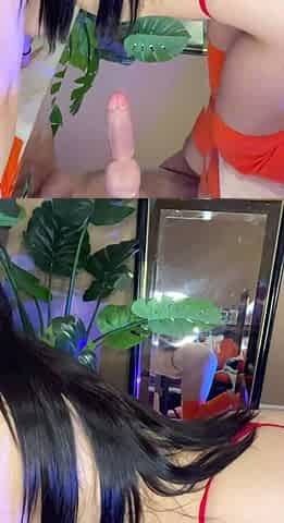 Amateur Brunette Anal Toy