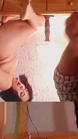She Discovers Her Stepfather Masturbating and Decides to Help Him