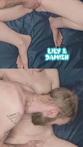 romantic fetish play with lily and damien and smoke