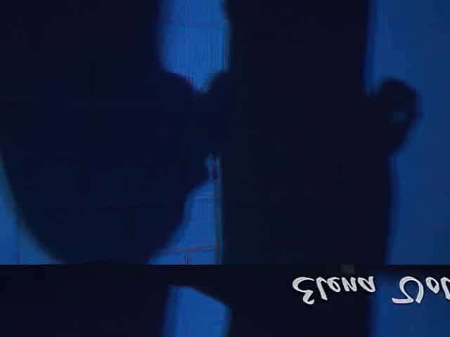 Immodest Oral sex playing with the shadows and the mirror