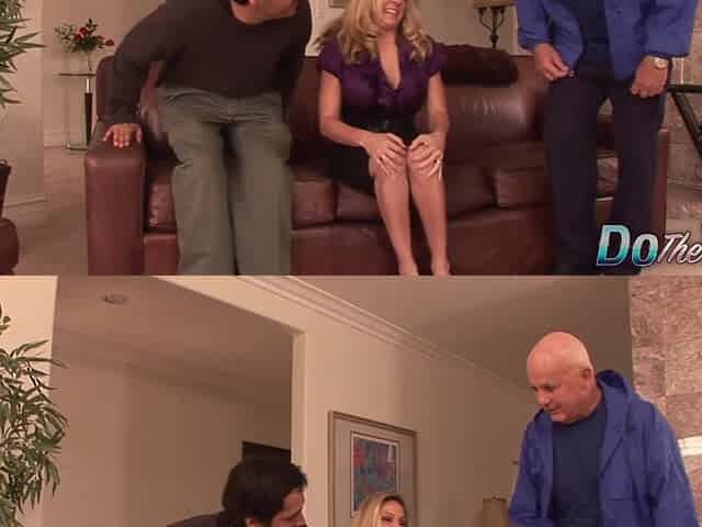 Shameless Wife Angela Attison Anally Obliterated as Cuck Watches It All