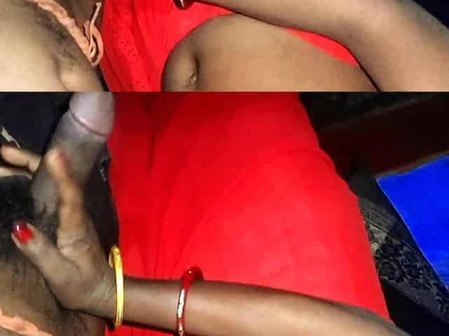 Indian sister-in-law sucked her brother-in-law's penis in desi style, viral uncut sex video, Sarita Naga.