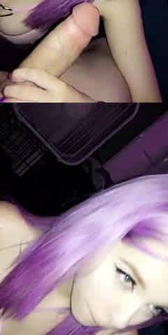 Amateur teen girlfriend homemade handjob with cumshot