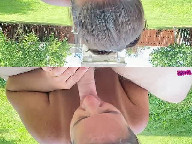 Omg!! In Full View Of The Neighbors - Missy Sucking Cock!!