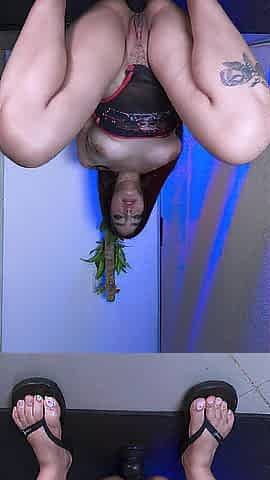 Impure Talking Latin chick Anal Sex tool Riding