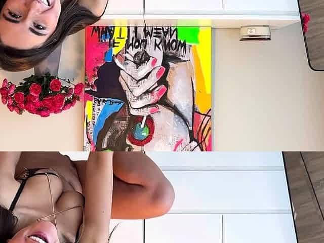 Cute blonde amateur webcam teen masturbating