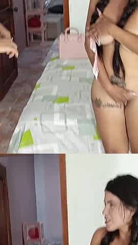 Beautiful Busty MILF Stepmother Has Lesbian Sex with Her Perverted Big-bootied Stepdaughter