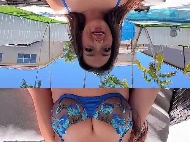 PAWG Cassie Lenoir Lets JMac Slip His Large Schlong Between Her Large Bazookas and Cool Butt