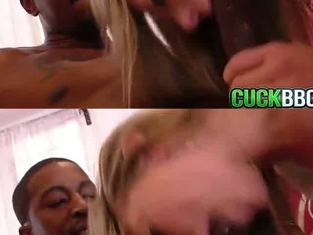Cuckold Walks On To Cheater Wife Screw Large Ebony Penis