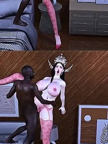 Virtual Reality Goddess: 3D Curves Awaken - 3D Animation Hentai