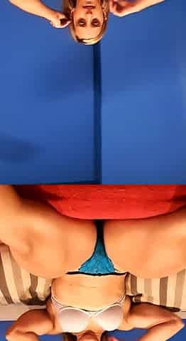 Curly Blonde Teen Records Solo Dildo Masturbation More at