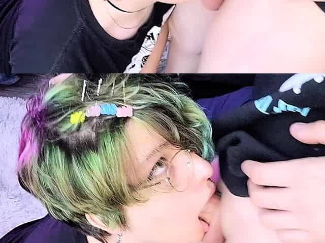 Blonde teen blowjob and fuck