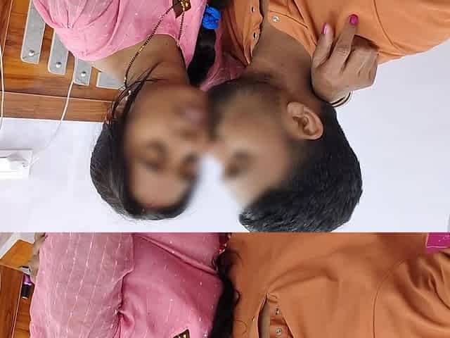 She Is His Mami and the Boy Is Leaving His Mami - Beautiful Boobs Sucking Bhabhi Younger Boy - Hot Bhabhi Sex XXX Video.