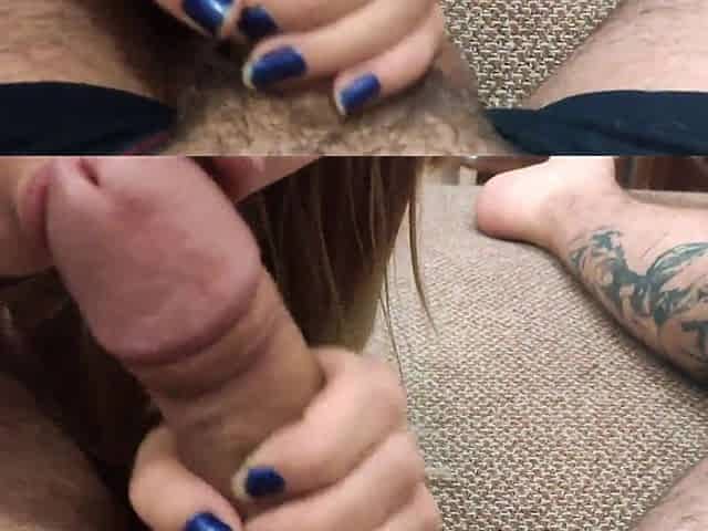 Cute Porn Actrees Passionate Blowjob and Cowgirl on Big Dick Fan