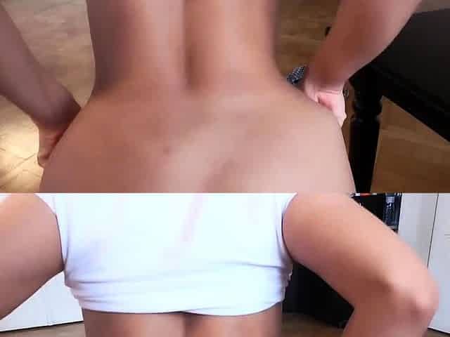 Tommy Wood Fucking Sexy Latina in Mini Skirt Tru Kait