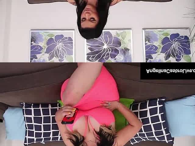 Cuban big beautiful woman Angelina Castro Sucks & Bangs Puerto Emo's Penis!