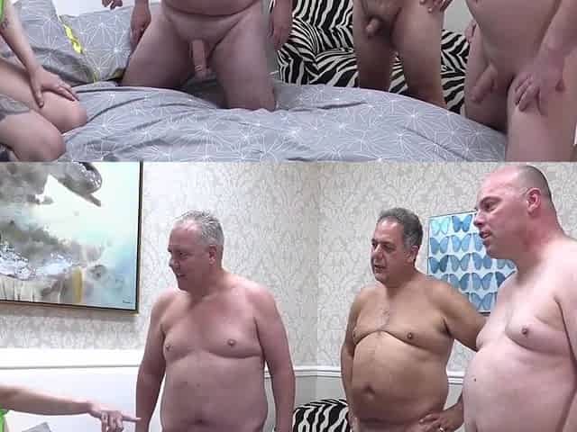 Rosa Has 3 Holes Fucked By Three Old