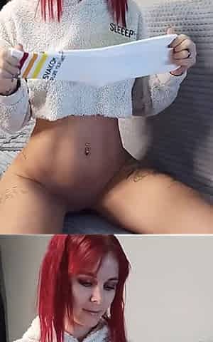 Dirty Step Sister Bought Socks Special to Tease My Dick
