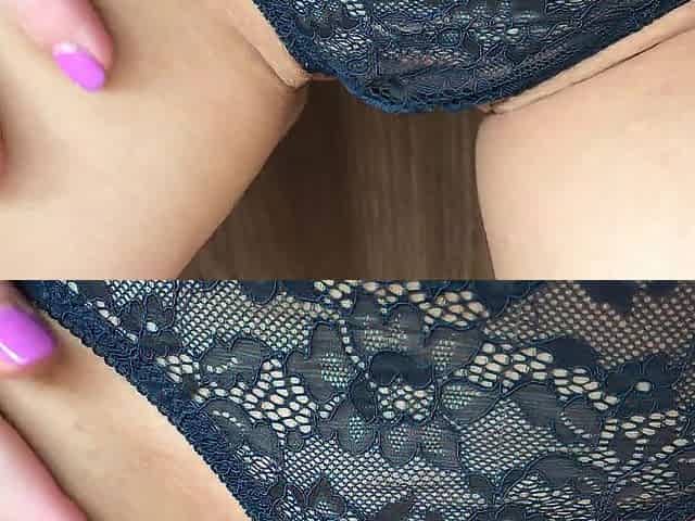 Leaking Moist Vagina - Ribald Pants With Slime and that babe Cum Hard - RitaMills